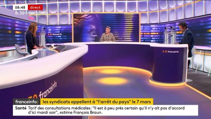 Retraites : "Si le gouvernement va au bout, il peut fracturer le pays", estime Fabien Roussel (PCF)