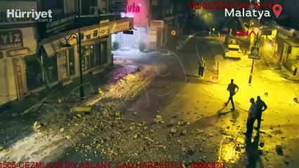 Malatya'da depremin yeni görüntüleri ortaya çıktı