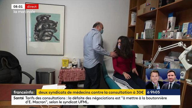 Les deux principaux syndicats de médecins libéraux annoncent leur rejet « à l’unanimité » des nouveaux tarifs de consultation proposés par l’Assurance maladie - VIDEO