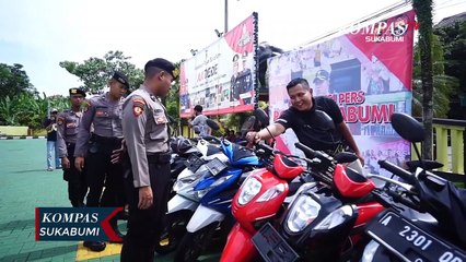 Belasan Pelakau Curanmor Ditangkap Satu Diantaranya Dilumpuhkan