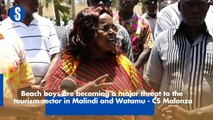 Beach boys are becoming a major threat to the tourism sector in Malindi and Watamu - CS Malonza