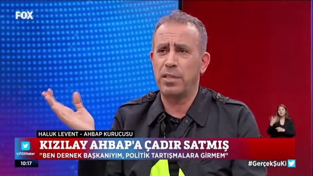 Haluk Levent'ten canlı yayında çadır açıklaması: ''AFAD da Kızılay'dan faturalı çadır alıyor''