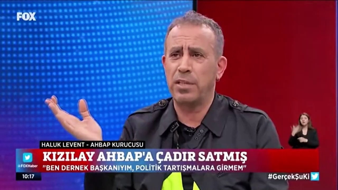 Haluk Levent'ten canlı yayında çadır açıklaması: ''AFAD da Kızılay'dan faturalı çadır alıyor''