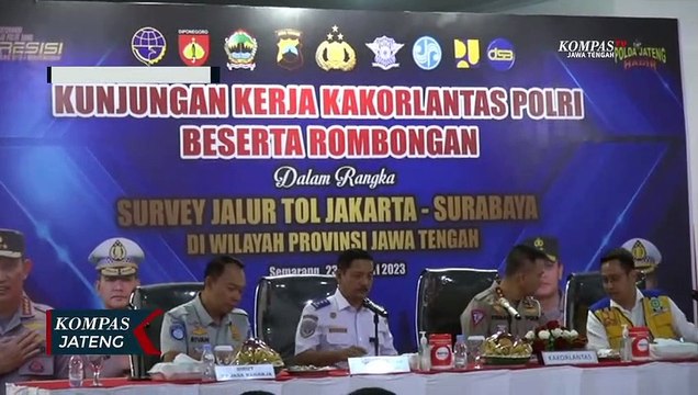 Tinjau Jalur Mudik, Kakorlantas Temukan Jalan Berlubang di Tol Pejagan-Pemalang