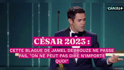 César 2023 : cette blague de Jamel Debbouze ne passe pas, "On ne peut pas dire n'importe quoi"