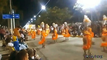 Lonjas del Chaplyn desfilando en las Llamadas del norte, Martha Gularte - Tacuarembó, Uruguay (19/02/2023)