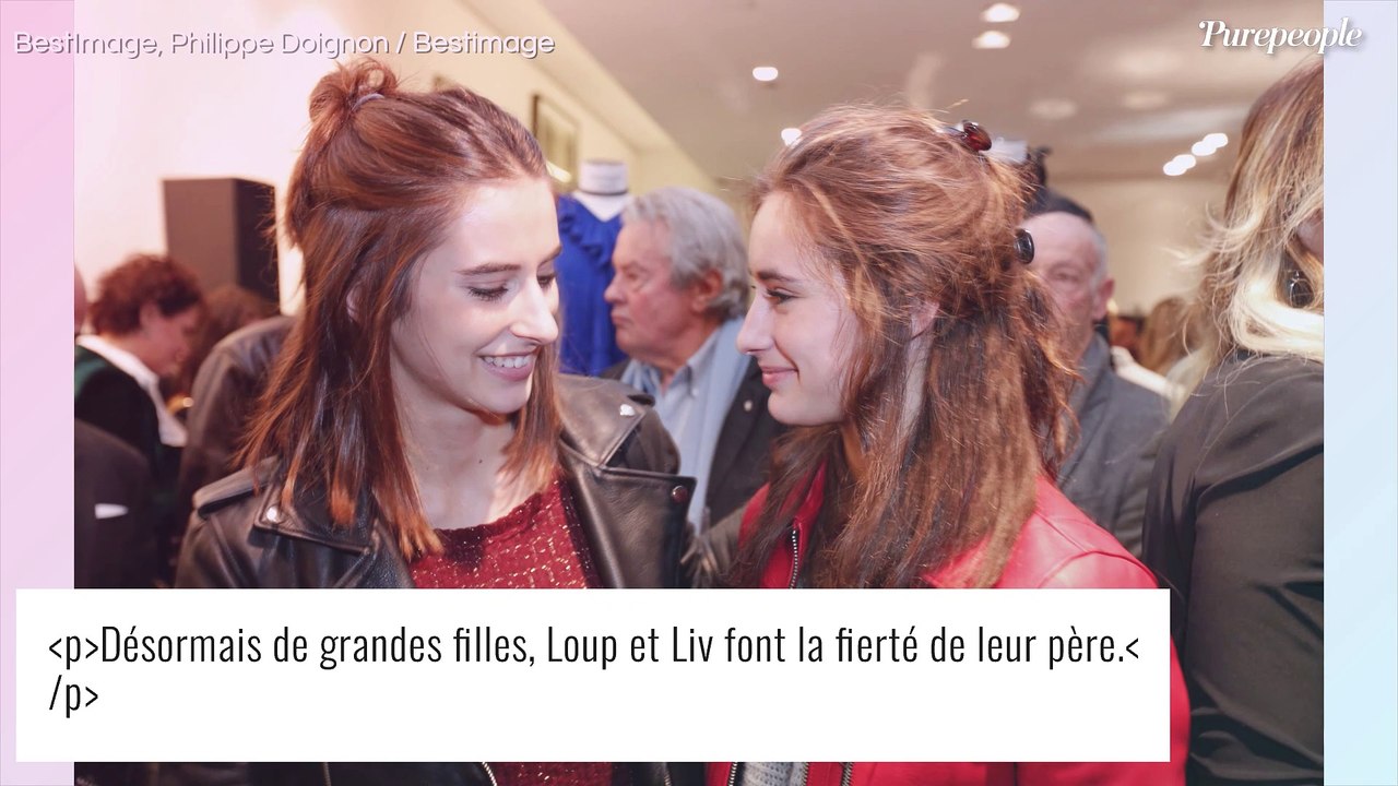 "Les filles peuvent tout faire" : Anthony Delon papa aux anges avec Loup et Liv