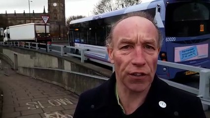 Greens' leader Coun Douglas Johnson welcomes the launch of Clean Air Zone in Sheffield