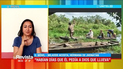 “Se vio cerca del tigre”, hermana de Jhonathan cuenta cómo su familiar sobrevivió 30 días en la selva de Baures