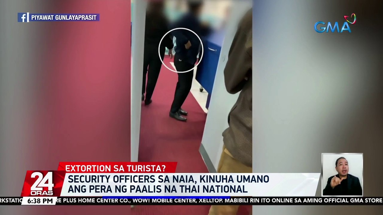 Security officers sa NAIA, kinuha umano ang per...