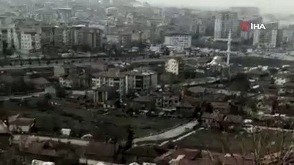 Malatya'daki 5.6'lık deprem anı kamerada