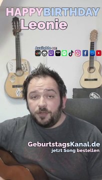 Happy Birthday, Leonie! Geburtstagsgrüße an Leonie