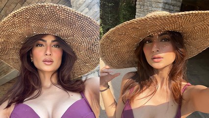 Palak Tiwari Purple Bikini Top Floral Pant में Bold Look Viral । Boldsky