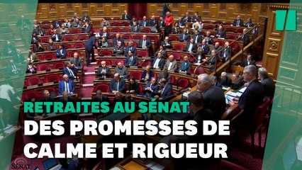 下载视频: Réforme de retraites : comment les sénateurs promettent de ne pas reproduire le chaos à l'Assemblée