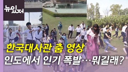 [뉴있저] 주인도 한국대사의 현란한 발놀림...동영상 폭발적 인기 / YTN