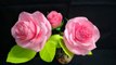 How to make pink rose with crepe paper(part-I)  | How to make rose with crepe paper | Unique Craft Album | Crepe Paper flower | ক্রেপ কাগজের গোলাপ ফুল তৈরী