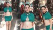 Urfi Javed Green Two Piece Dress Bold Pose देते Video Viral | Boldsky