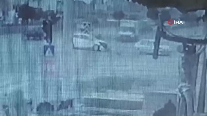 Manavgat'ta 2 kişinin yaralandığı kaza kamarada