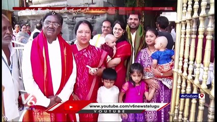 BJP Senior Leader Vivek Venkataswamy Visits Tirumala Tirupati Temple, Comments On MLC Kavitha _  V6