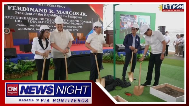 Marcos pinangunahan ang groundbreaking ng Cebu BRT | News Night