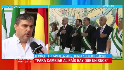 “Los cabildos no se discuten, se acatan”, dice Larach y anuncia que en mayo se inicia el proceso de revocatorio contra Arce
