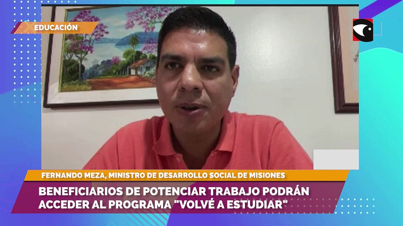 Beneficiarios de potenciar trabajo podrán acceder al programa "volvé a estudiar"