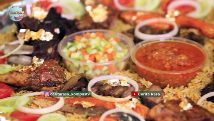 Nasi Kebuli Ijab Qabul, Sah Rasa dan Nikmatnya, Ada Taburan Emasnya!