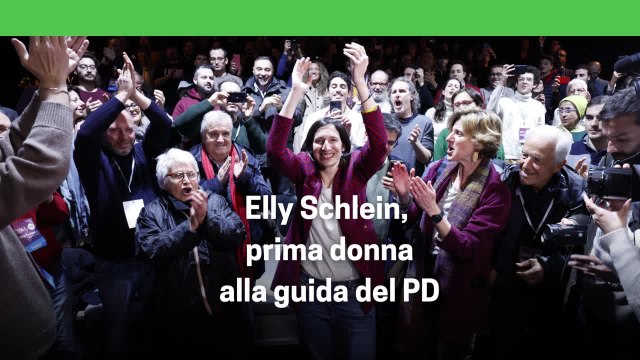 Elly Schlein prima donna e piu' giovane segretaria alla guida del Pd