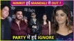 Nimrit Kaur Maintains Distance From Mandali In Bigg Bos 16 Grand Party | Shiv, MC Stan, Sumbul