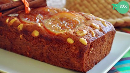 Cake orange-cacahuète-cannelle
