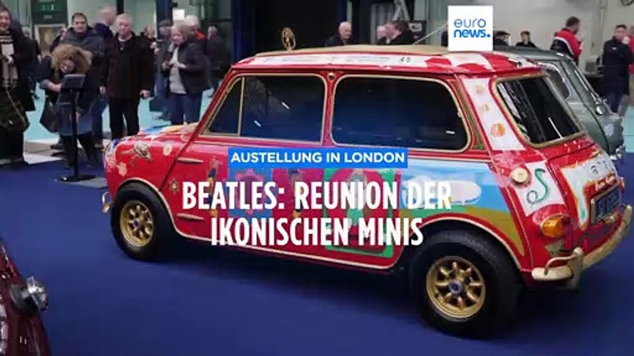 Comeback der Beatles: Berühmte Mini-Flitzer werden in London ausgestellt