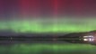 Northern lights illuminate night sky above Britain