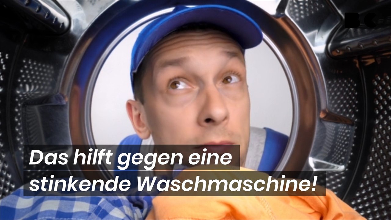 Das hilft gegen eine stinkende waschmaschine!