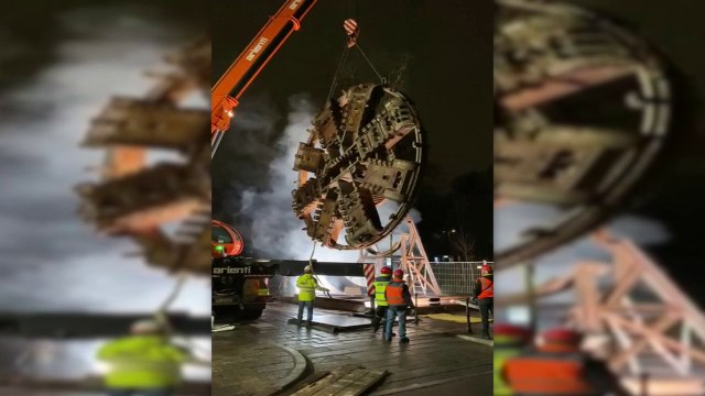 La talpa gigante della M4 di Milano in mostra alla Triennale