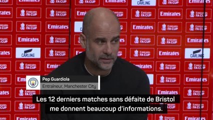 Manchester City - Guardiola : “Une équipe sérieuse” jouera contre un Bristol invaincu depuis 12 matches