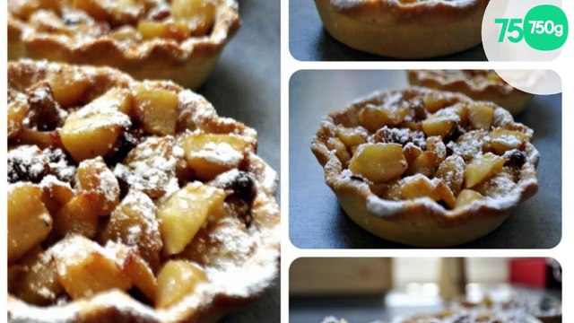 Tartelette pommes tatin aux amandes