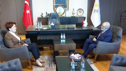 Karamollaoğlu'ndan Akşener'e ziyaret