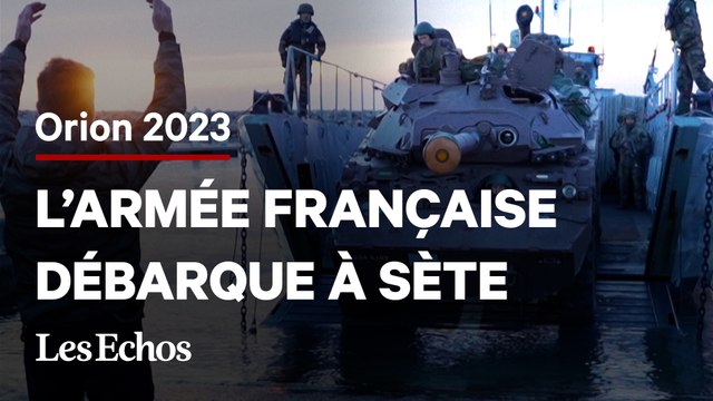 L’armée française débarque sur le littoral de Sète pour des exercices