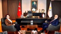 İYİ Parti lideri Akşener, Saadet Partisi lideri Karamollaoğlu'yla bir araya geldi