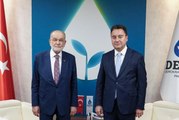 Saadet Partisi Genel Başkanı Karamollaoğlu, Deva Partisi Genel Başkanı Babacan'ı Ziyaret Etti
