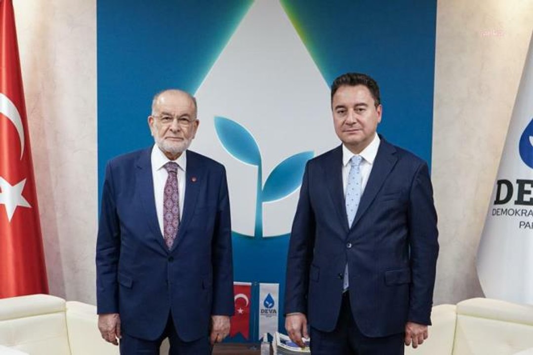Saadet Partisi Genel Başkanı Karamollaoğlu, Deva Partisi Genel Başkanı Babacan'ı Ziyaret Etti