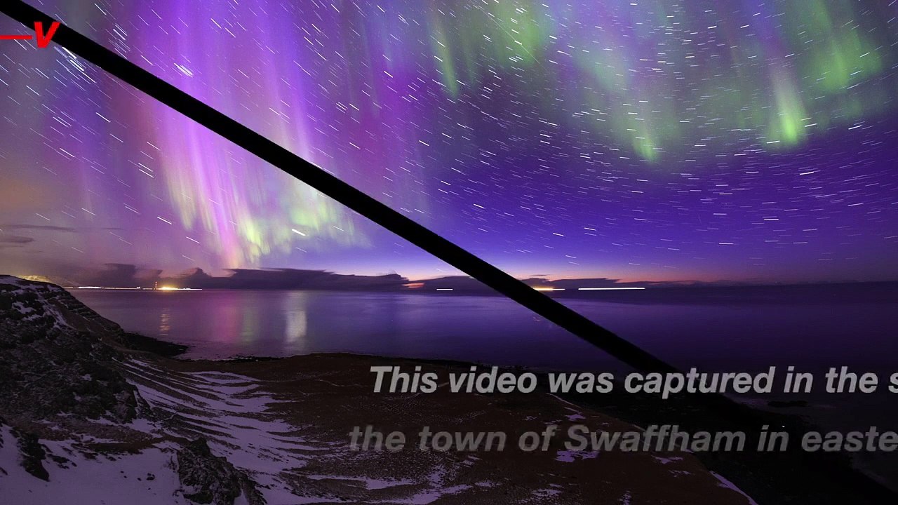 Rare Aurora Appears in the Skies Over England, an Exceptionally Rare Location for the Northern Lights