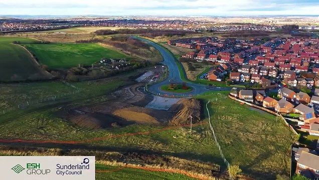 Sunderland's Rotary Road 'Ryhope Doxford Link Road' takes shape
