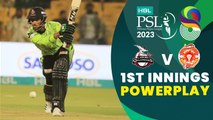 1st Innings Powerplay | Lahore Qalandars vs Islamabad United | Match 16 | HBL PSL 8 | MI2T