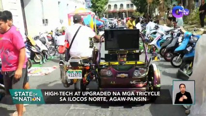 High-tech at upgraded na mga tricycle sa Ilocos Norte, agaw-pansin | SONA