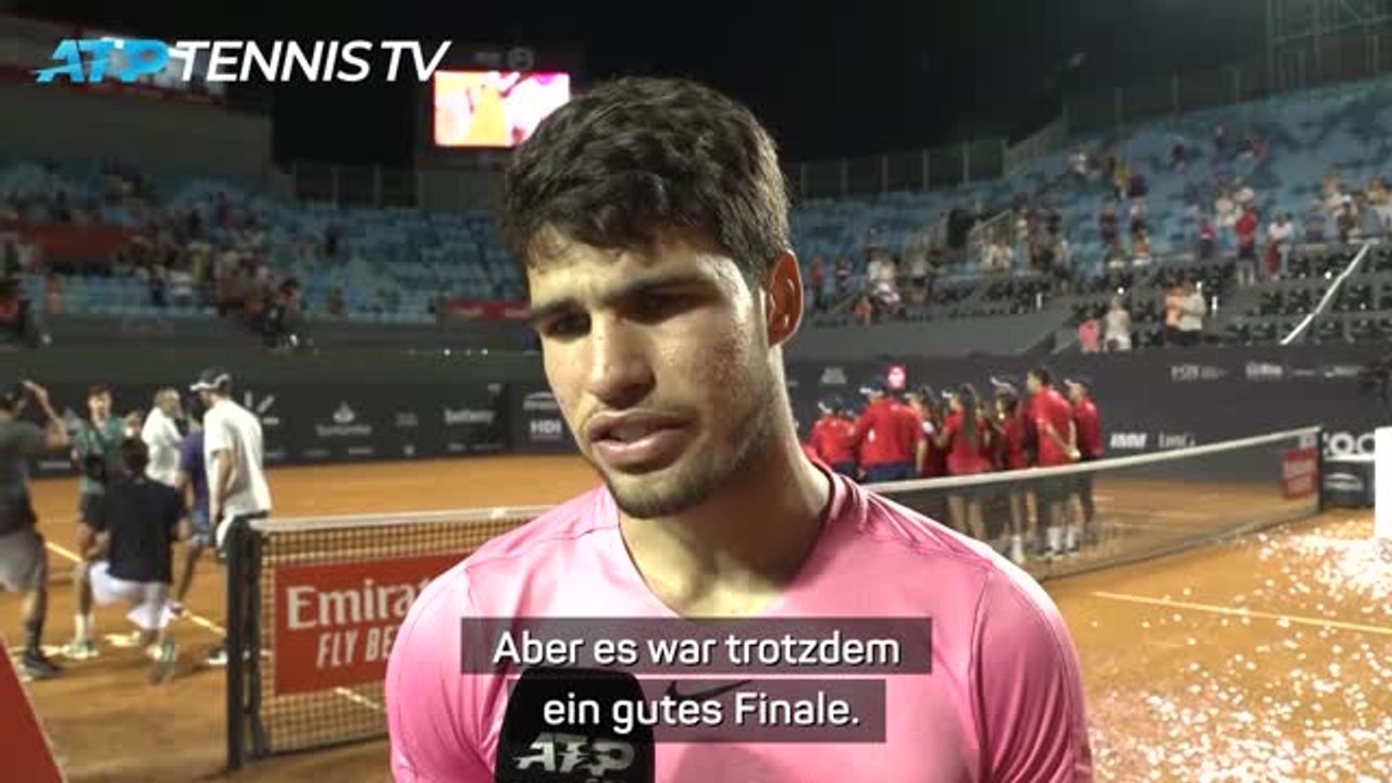 Verletzung? Alcaraz: "Muss mir das anschauen"