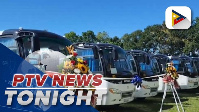 15 modern public utility buses deployed in Bukidnon; 52 former rebels, 200 supporters surrender to authorities in Agusan del Sur
