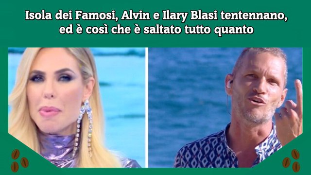 Isola dei Famosi, Alvin e Ilary Blasi tentennano, ed è così che è saltato tutto quanto