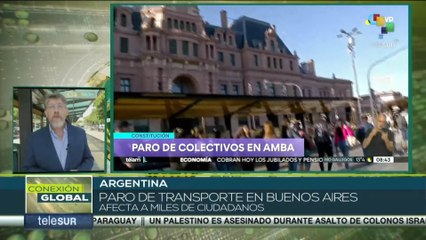 Paro de transportistas en Buenos Aires afecta a miles de ciudadanos