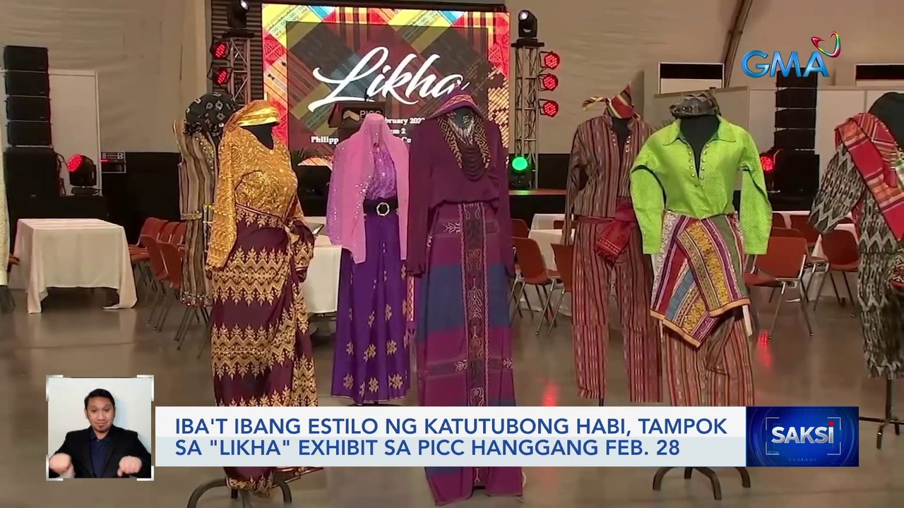 Iba't ibang estilo ng katutubong habi, tampok sa "Likha" exhibit sa PICC hanggang Feb. 28 | Saksi